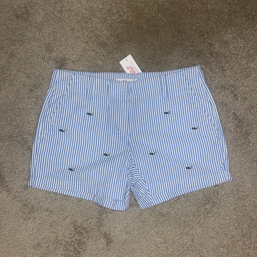 Vineyard Vines Seersucker Shorts Size 6 NEW W TAGS